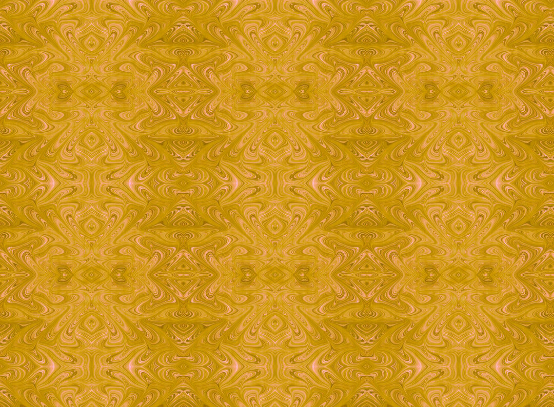 Ochre Strata Velvet Fabric
