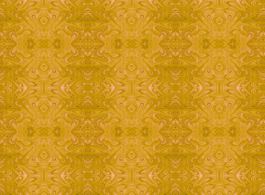 Ochre Strata Velvet Fabric