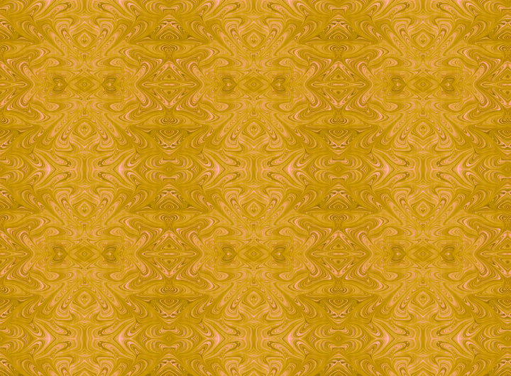 Ochre Strata Velvet Fabric
