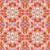 Orange Feathered Velvet Fabric