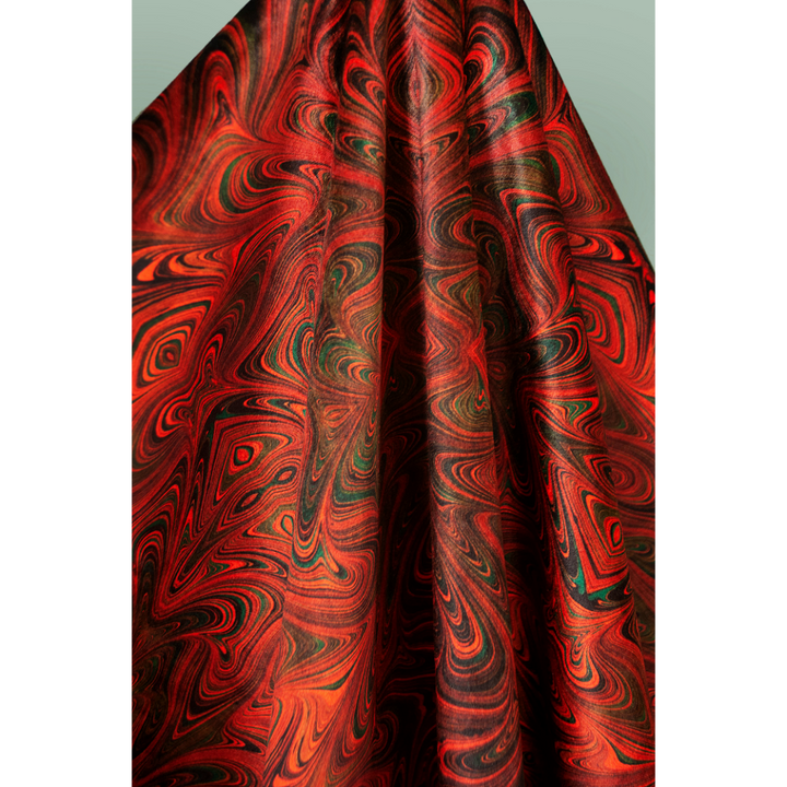 Amber Strata Velvet Fabric