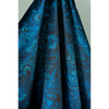 Cobalt Strata Velvet Fabric
