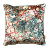 Pietra Grigia Blu Marbled Velvet Square Cushion