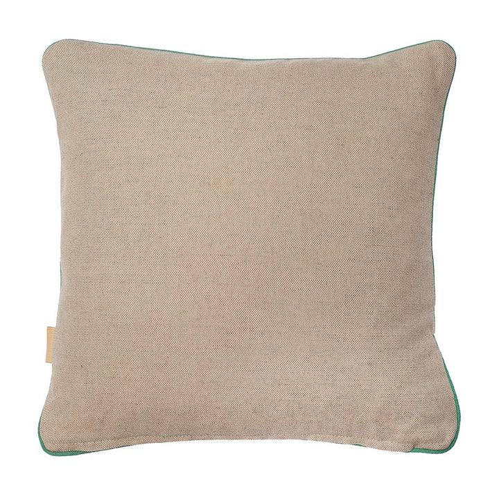 Wheat Plumes Square Linen Cushion