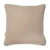 Saffron Plumes Square Linen Cushion