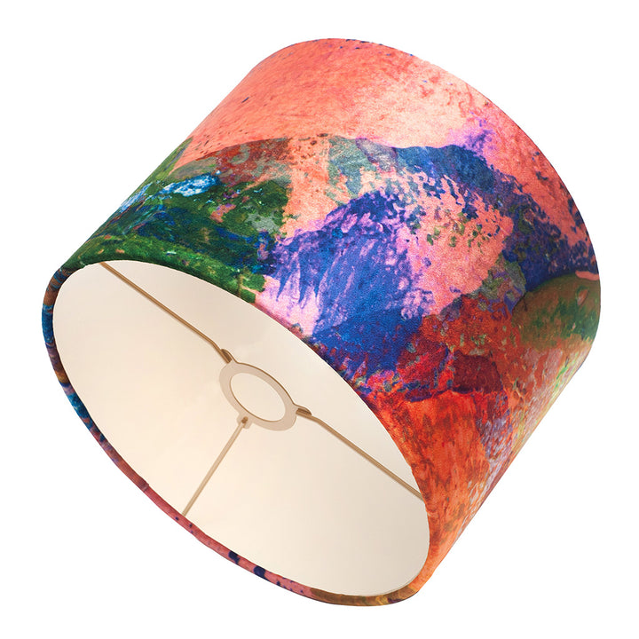 Rose Abstract Velvet Lampshade