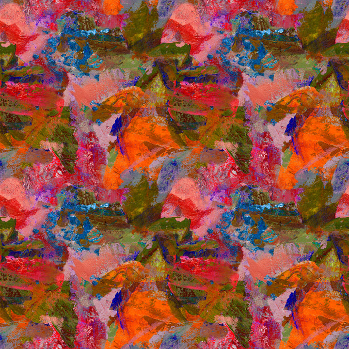 Rose Abstracts Velvet Fabric