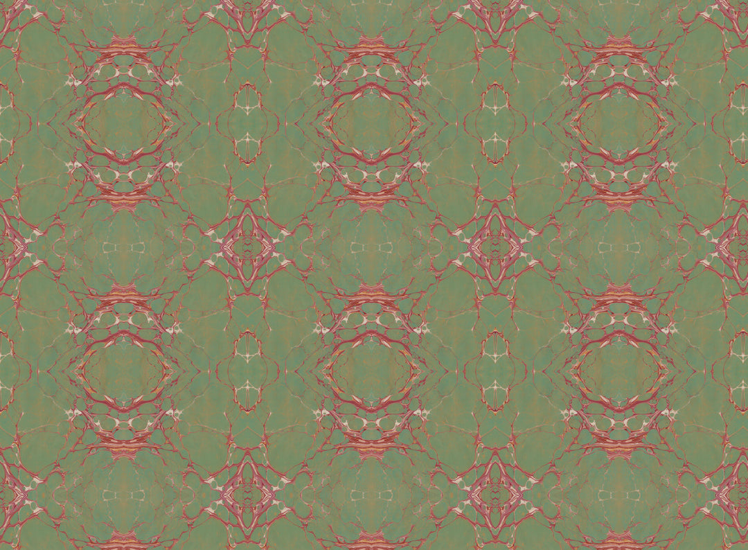 Sage Marbled Velvet Fabric