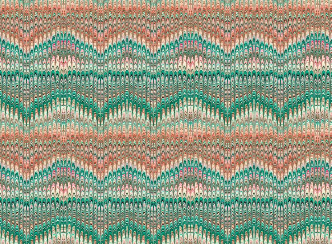 Tamarind Plumes Velvet Fabric