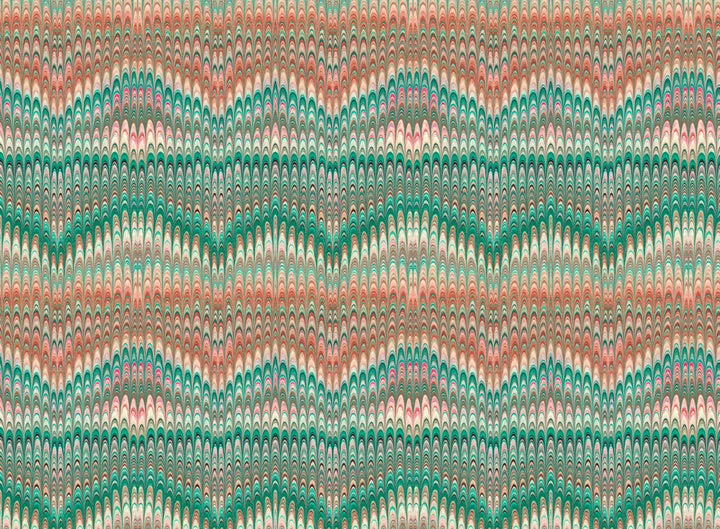 Tamarind Plumes Velvet Fabric