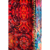 Carnelian Marbled Velvet Fabric