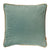 Aqua Velvet Square Cushion