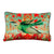 Little Bee-Eater Velvet Large Oblong Cushion