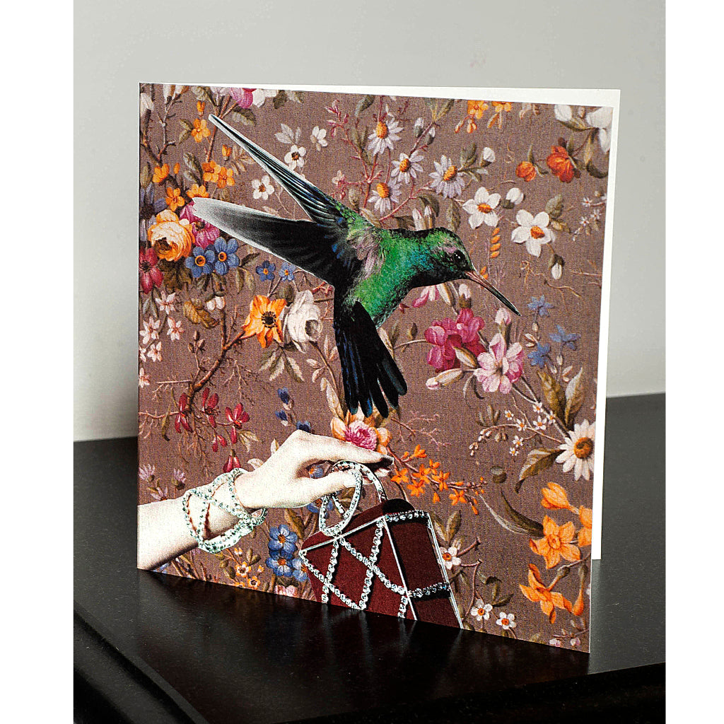 Pack of 4 Bird and Hand Greetings Cards