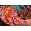 Blush Bouquet Silk Wool Scarf