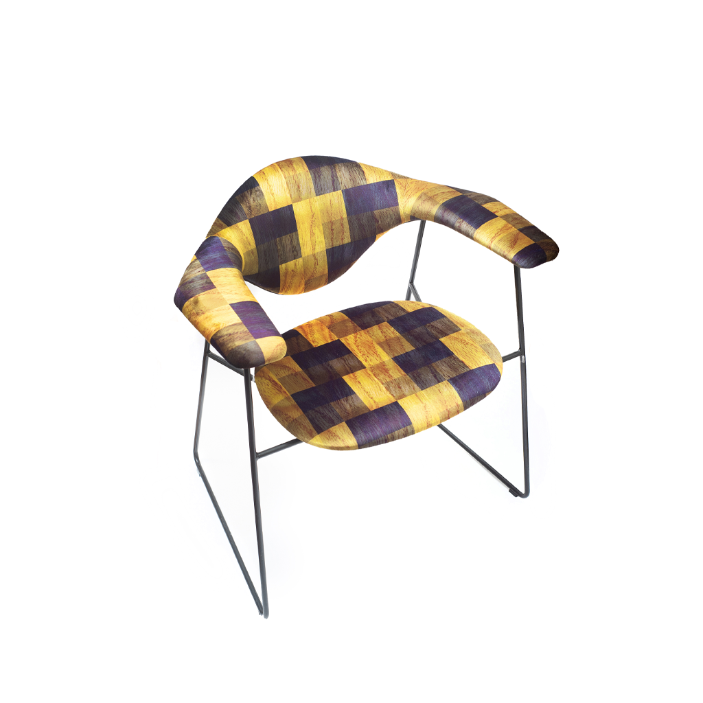 Chartreuse Parquet Gubi Masculo Chair