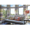 Coral Tapestry Seabird Linen Large Oblong Cushion