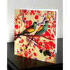 Pack of 4 Marbled Love Birds Greetings Cards