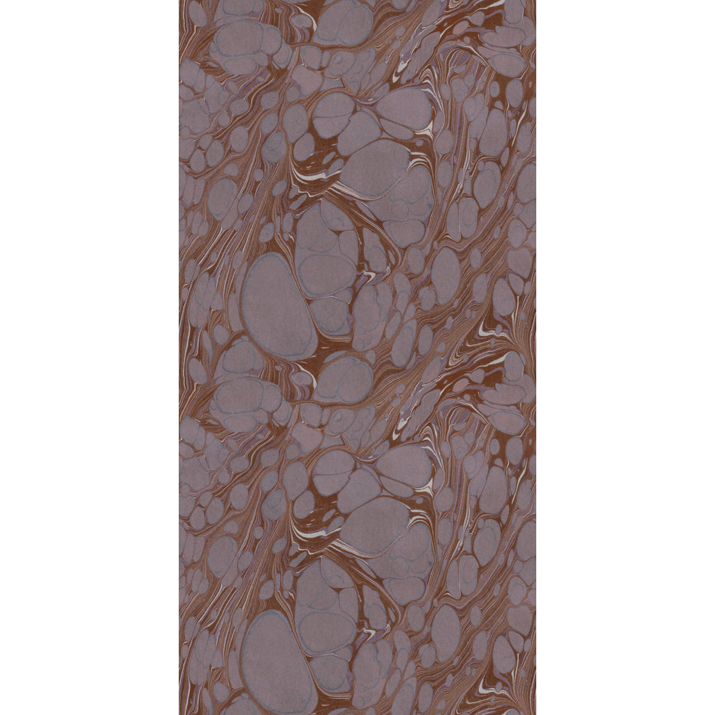 Mauve Organic Marbled Wallpaper