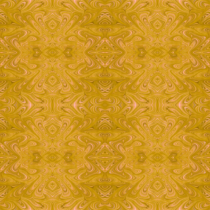 Ochre Strata Velvet Fabric