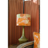 Coral Tapestry Linen Lampshade