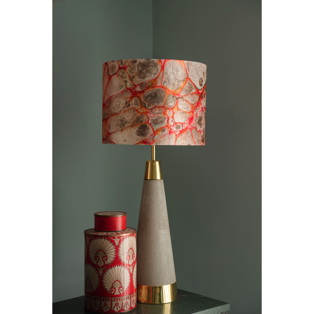 Pietra Grigia Velvet Lampshade