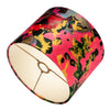 Pink Foliage Velvet Lampshade