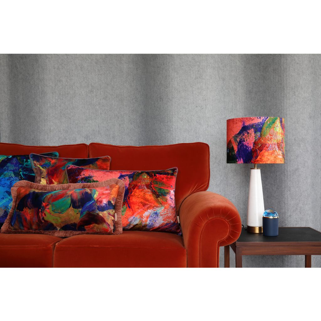 colourful sofa cushions