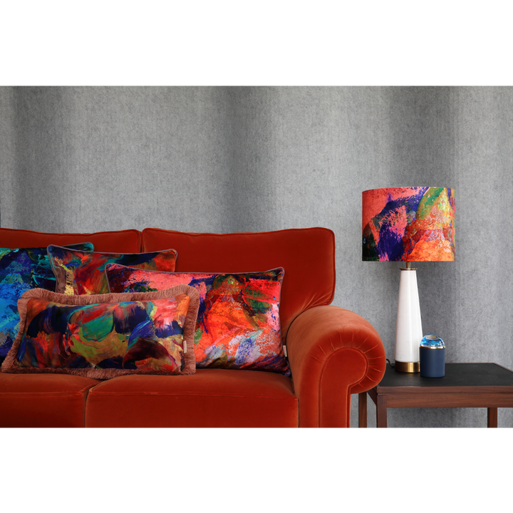 colourful sofa cushions
