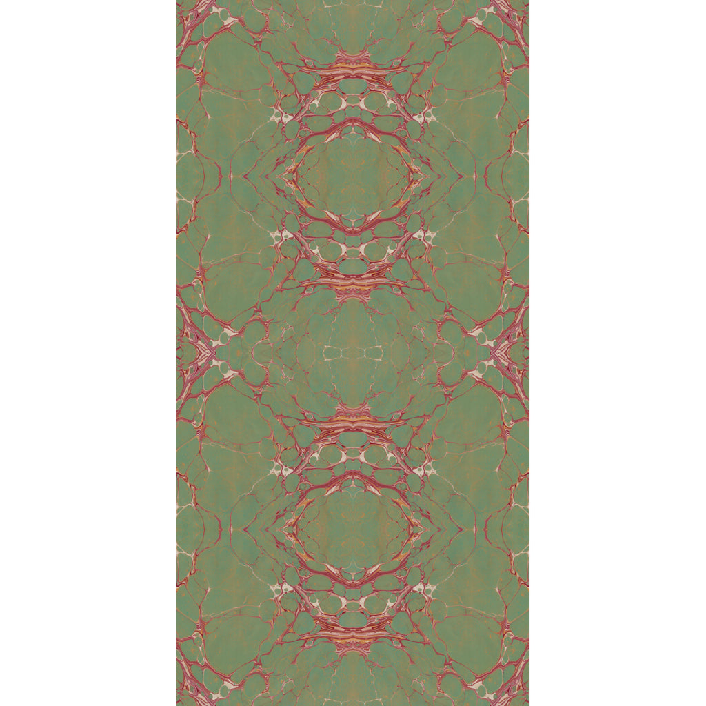 Sage Marbled Wallpaper