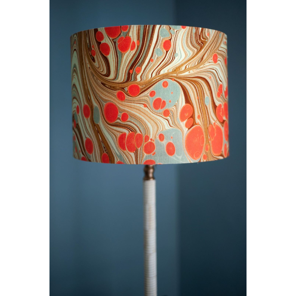 Sand Swirl Linen Lampshade