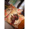 shell pattern marbled scatter cushion