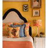 Sand Swirl Conch Linen Small Square Cushion