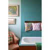 Raspberry Slick Chevron Cotton Cushion