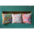 Raspberry Slick Marbled Cotton Cushion