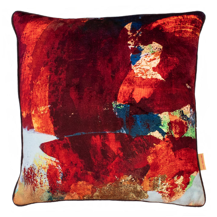 Twilight Scape Velvet Square Cushion