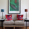 Amber Strata Silk Cotton Lampshade